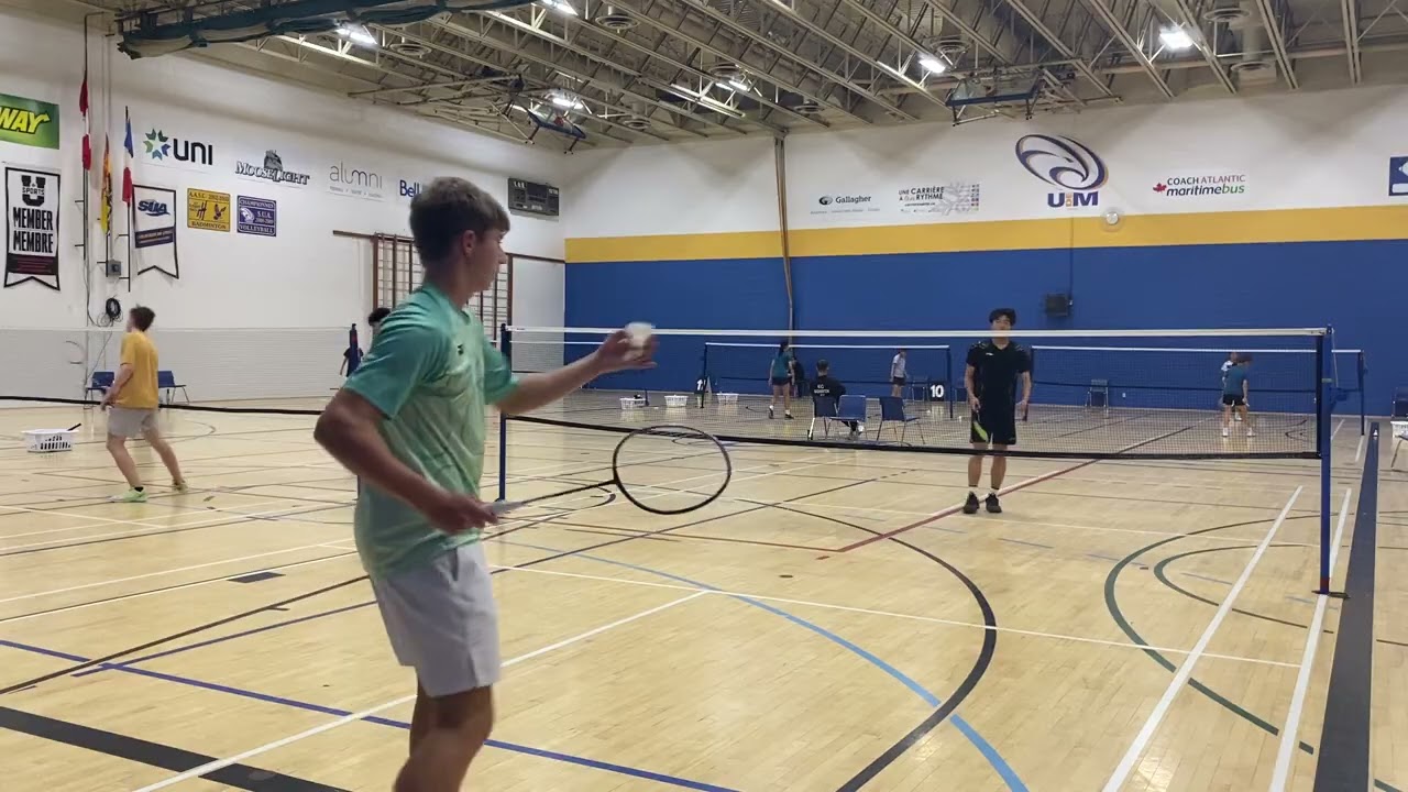Canada National 2025 badminton Yonex Atlantic Junior Elite. Jason Li vs.Felix Herbert