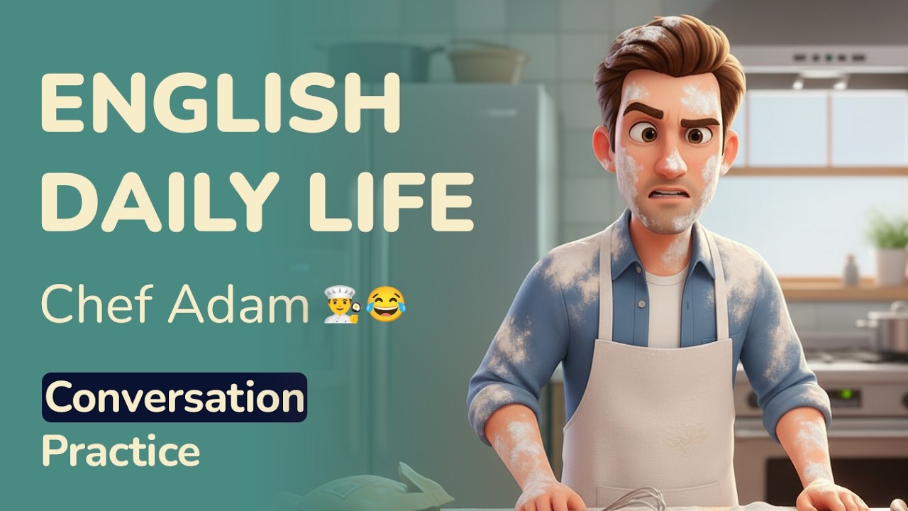 English Conversation | My Cooking Disaster | Daily English Speaking Practice