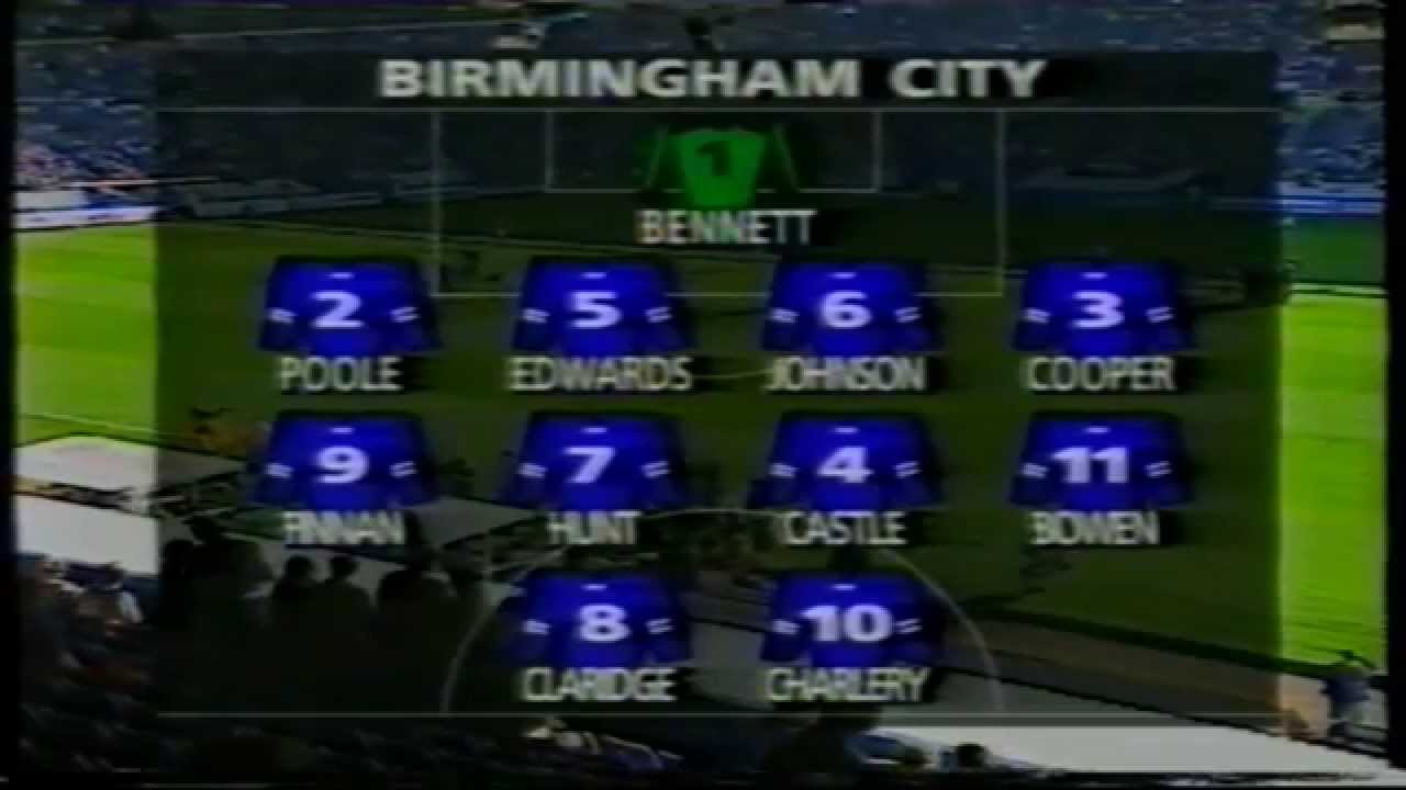 08-10-1995 Birmingham City 2 Southend United 0