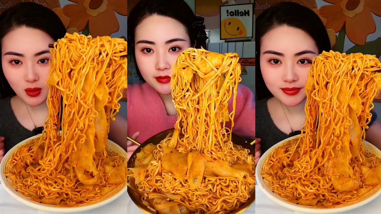Korean Spicy Ramen Mukbang ASMR  | Extreme Spicy Ramen Mukbang and ASMR | ASMR Eating Chinese Food