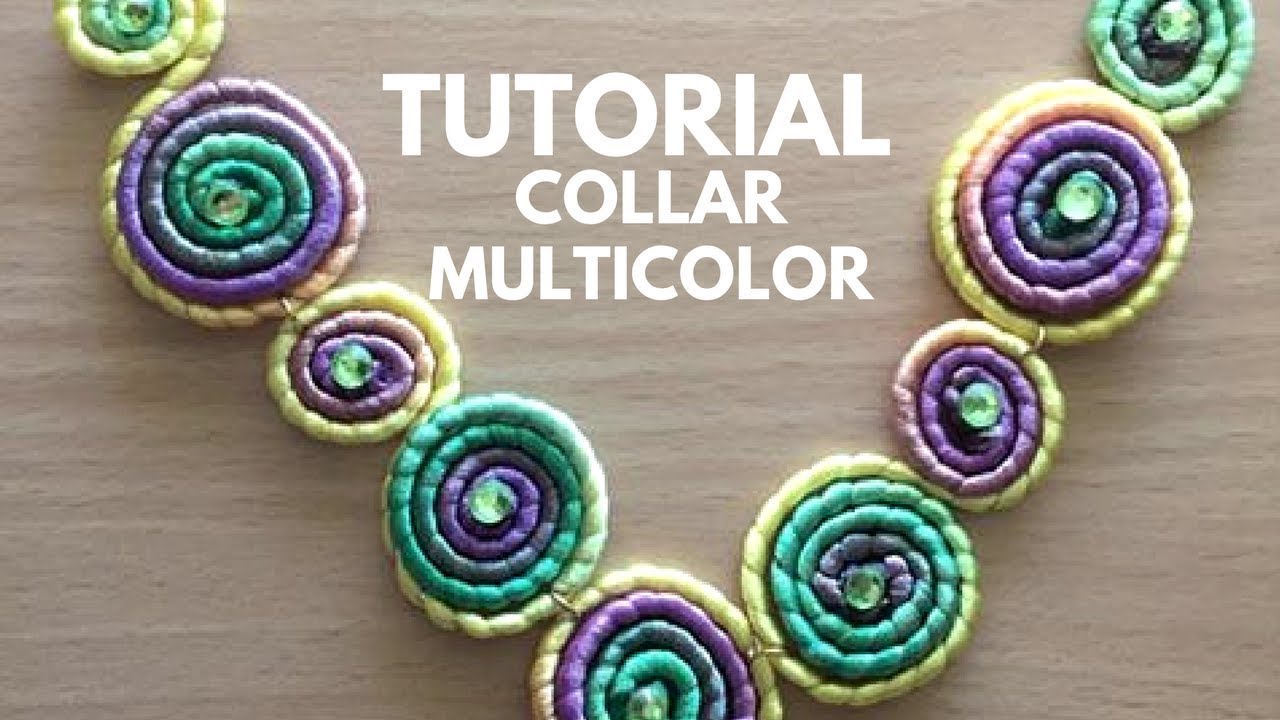 TUTORIAL DIY COLLAR ESPIRAL LOW COST