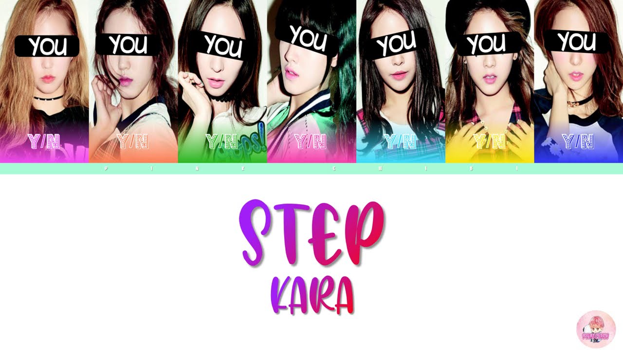 [YOUR GIRL GROUP 7 MEMBERS] KARA-STEP LYRICS WITH LINE DISTRIBUTION