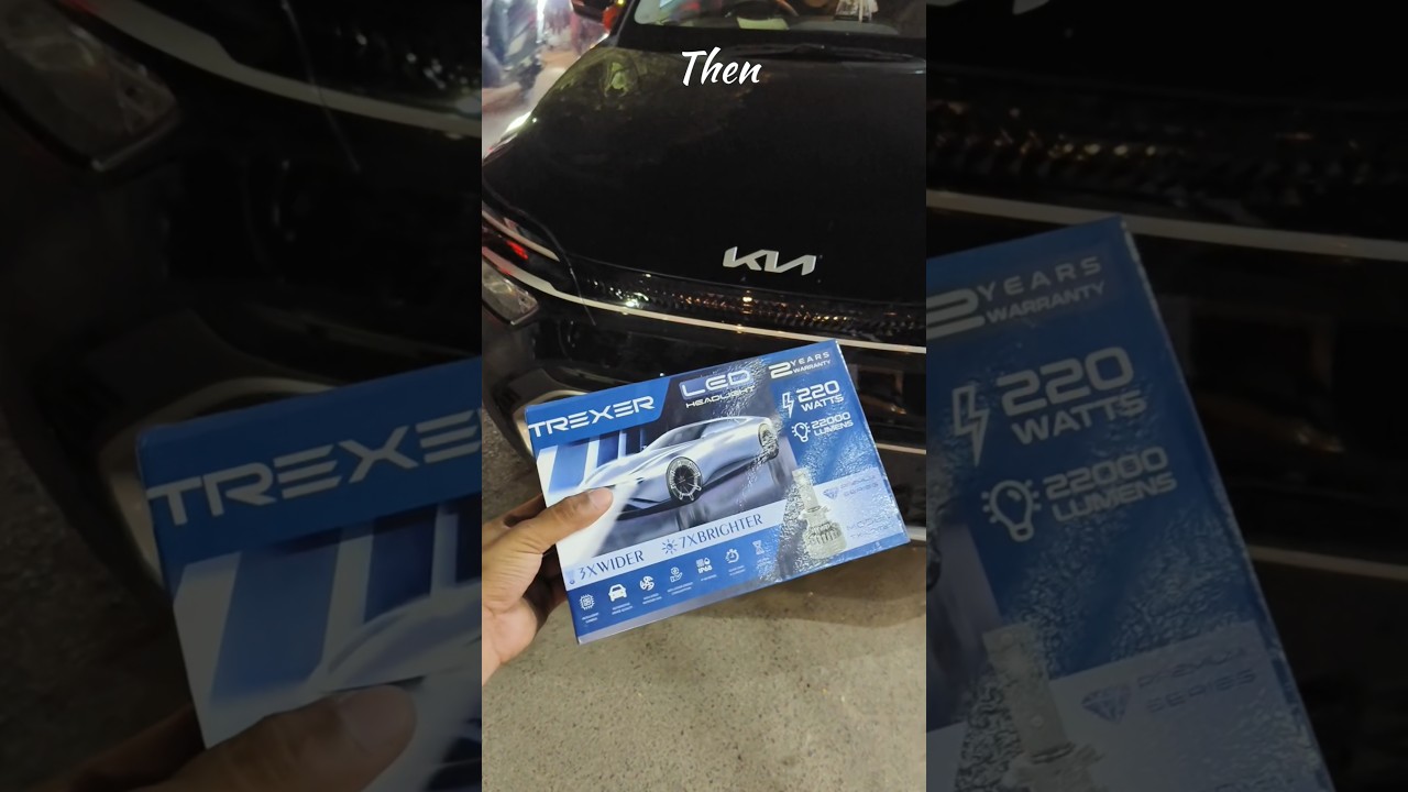 Kia carens led headlight upgrade | #shorts #car #viral #youtubeshorts