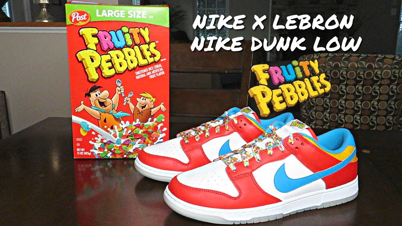 Nike x LeBron Dunk low Fruity Pebbles
