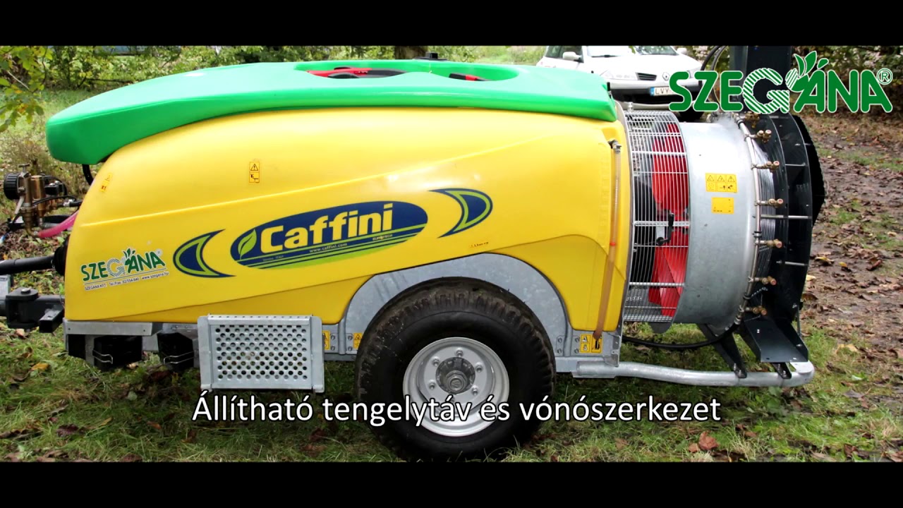 Szegána - Caffini Trend Plus Reverse permetező bemutató