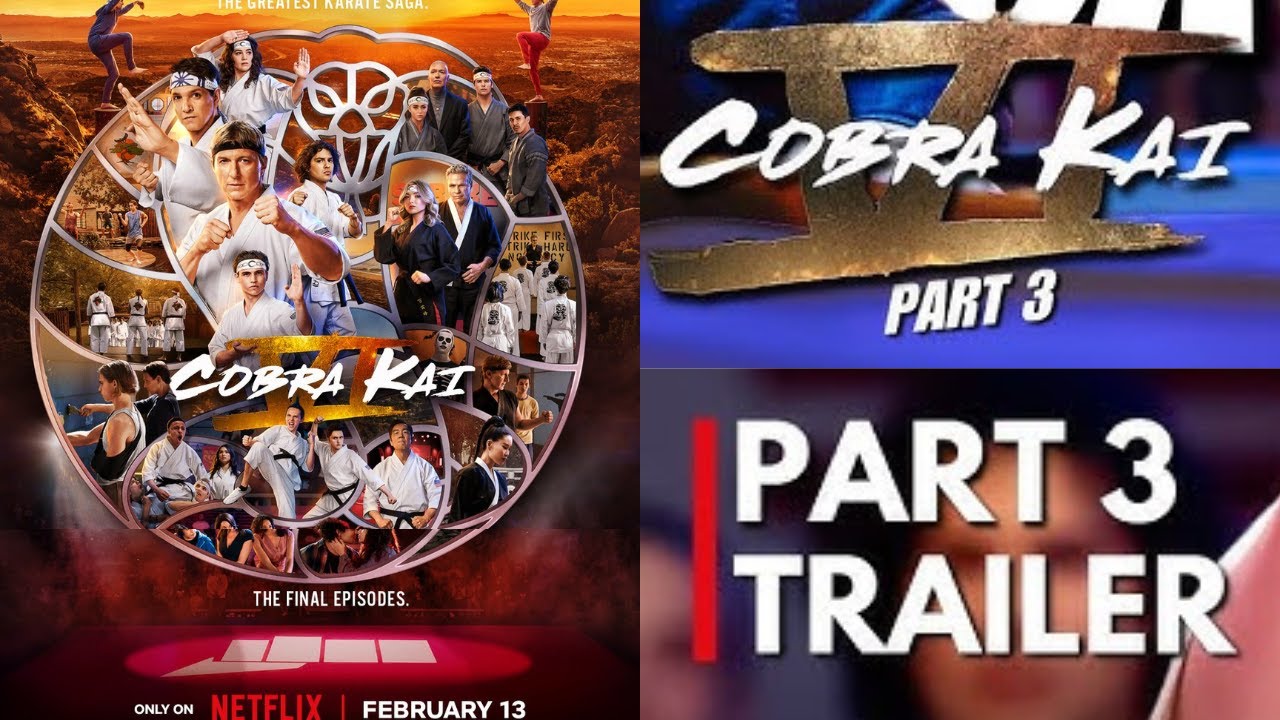 NUEVO POSTER REVELADO + TRÁILER EL LUNES OFICIAL - Cobra Kai Temporada 6 Parte 3