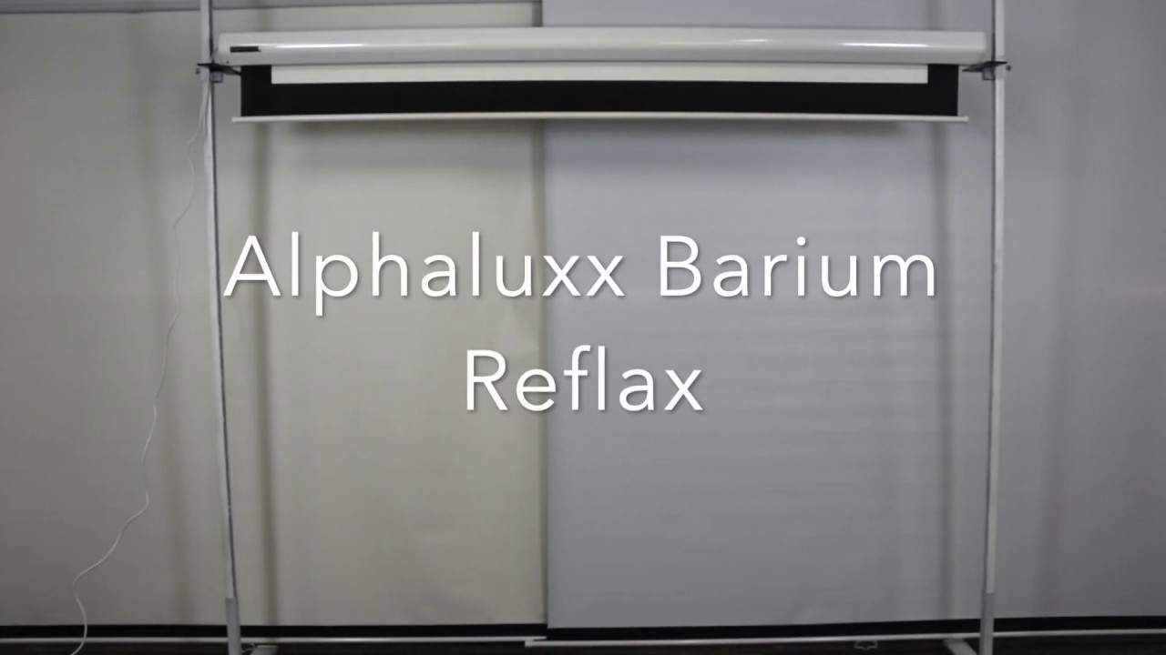 alphaluxx Barium Reflax Schalldurchl&auml;ssige Motorleinwand