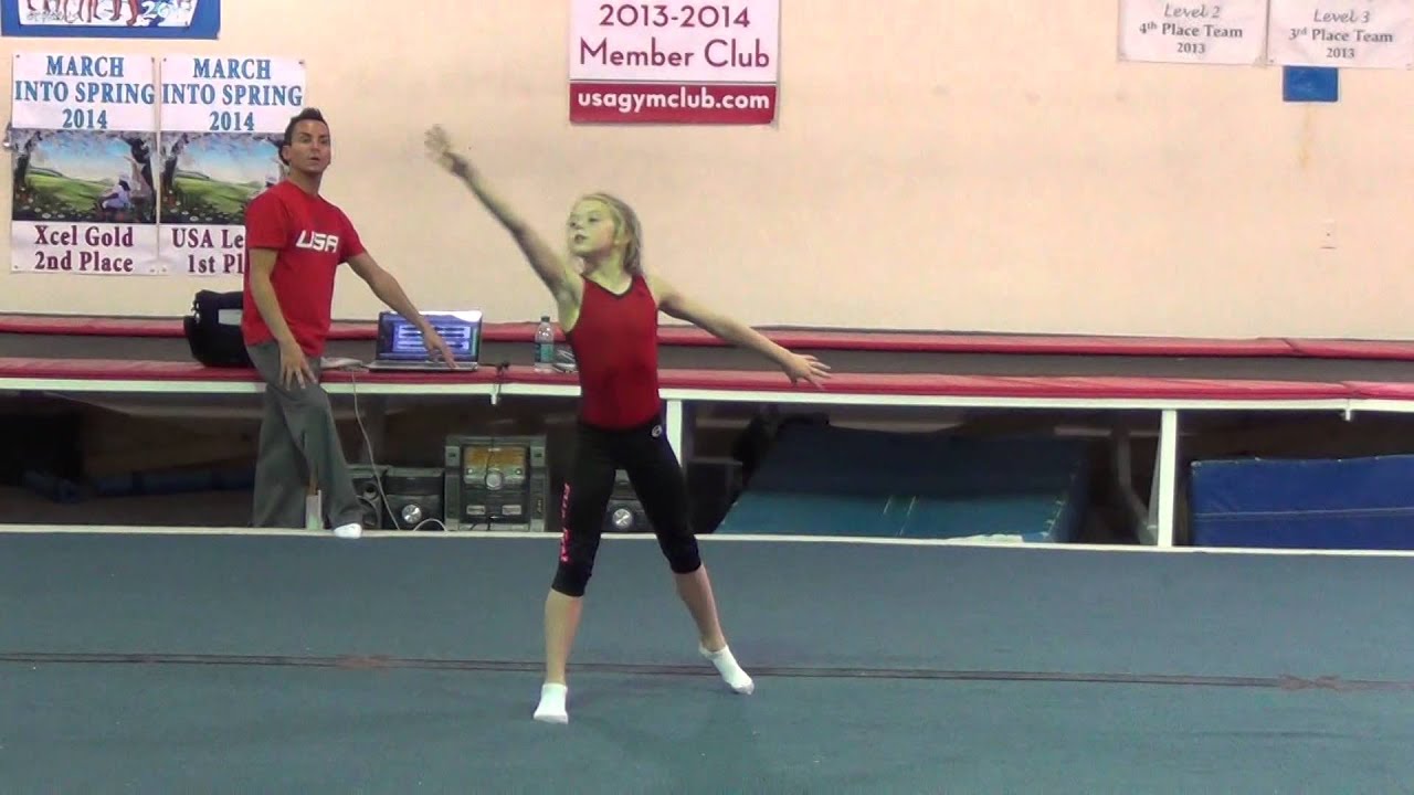 Whitney's New Floor Routine Choreography with Dominic Zito