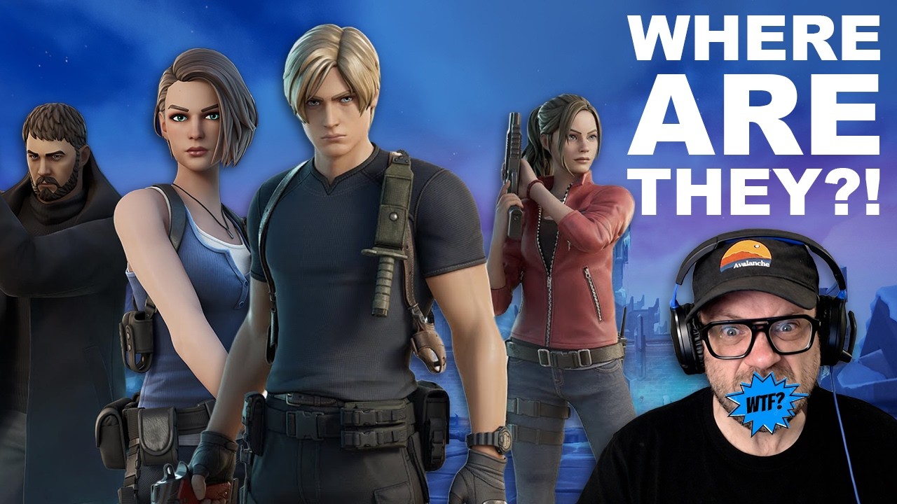 Resident Evil Skins Never Came Back! Why?! - In Depth Fortnite & Item Shop Review w/ QUANTUM CAMPER