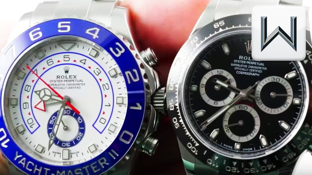 Rolex Daytona vs Rolex Yacht-Master II Chronograph Review (116680) (116500LN)