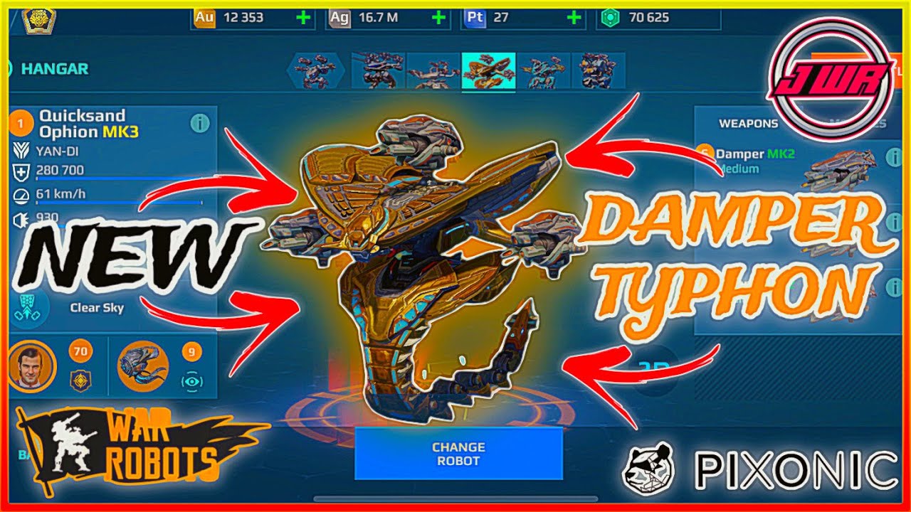 🔴 How Strong is the New Damper Weapons? War Robots 9.5 #livestream #warrobots