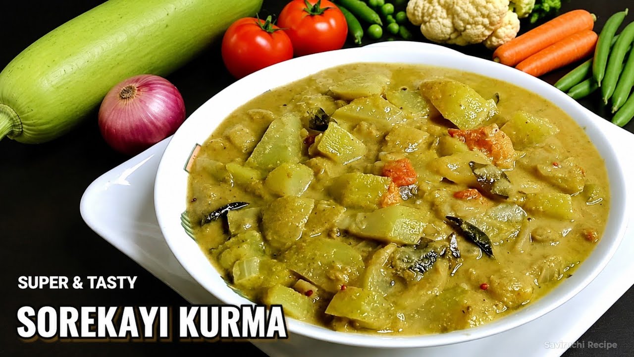 10 ನಿಮಿಷದಲ್ಲಿ ಸೋರೆಕಾಯಿ ಮಾಡಿ ಕುರ್ಮಾ | Veg Kurma Recipe In Kannada | Tarakari Sagu Recipe In Recipe