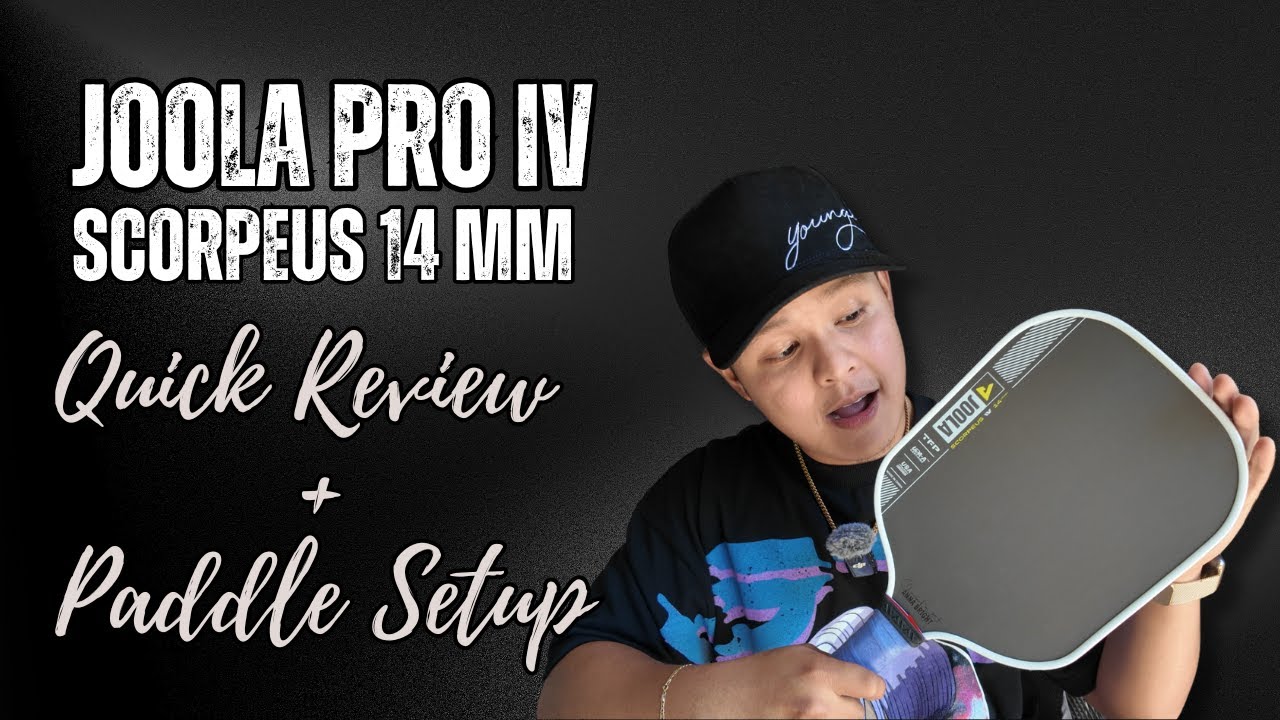 Joola Pro IV Scorpeus: Quick review + Paddle Setup
