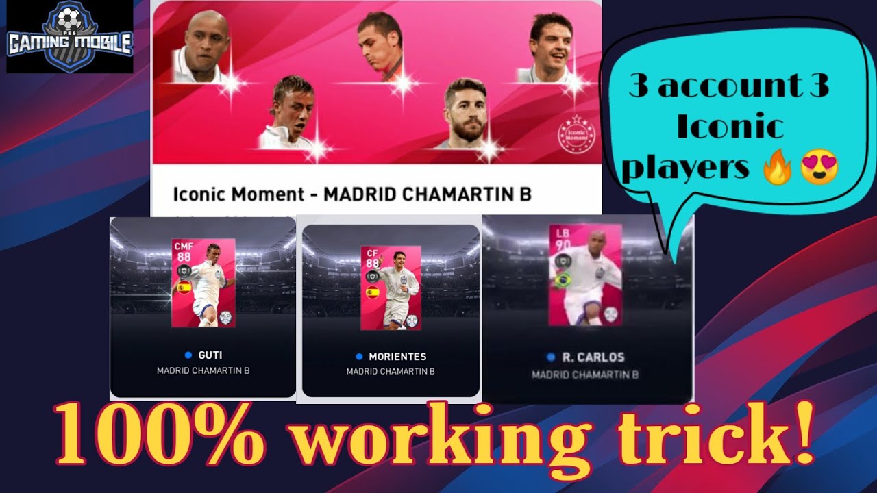 Real Madrid Iconic moments black ball trick!pes2020