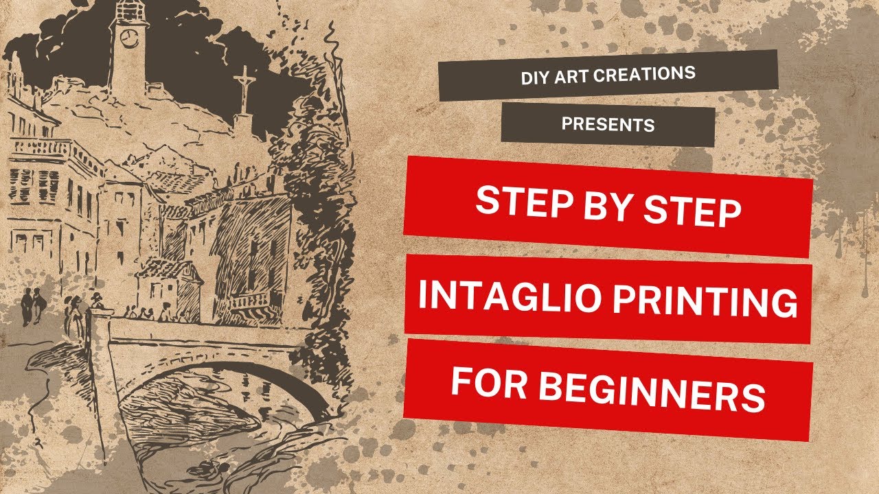Step by step intaglio printing #art #diy #printmaking #diyartcreations