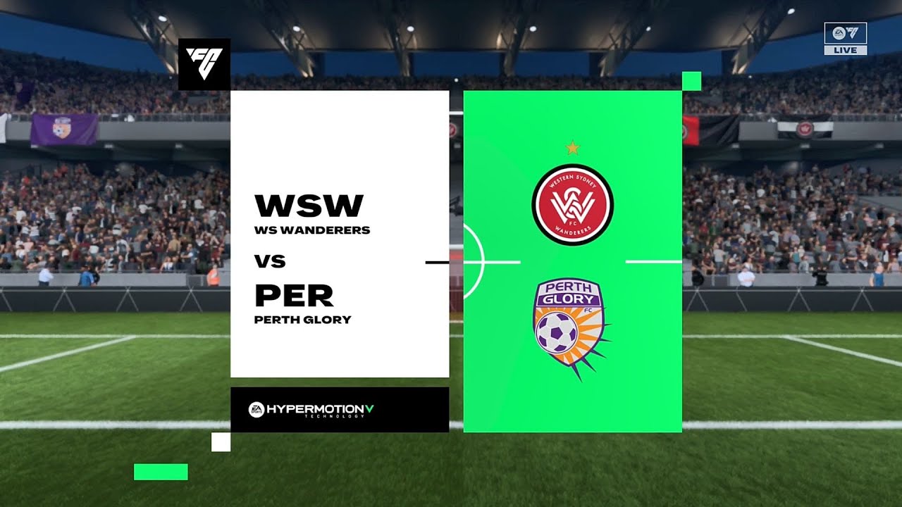 EA Sports FC 26 | West Sydney Wanderers vs Perth Glory - Australia-A League Men | Gameplay PS5