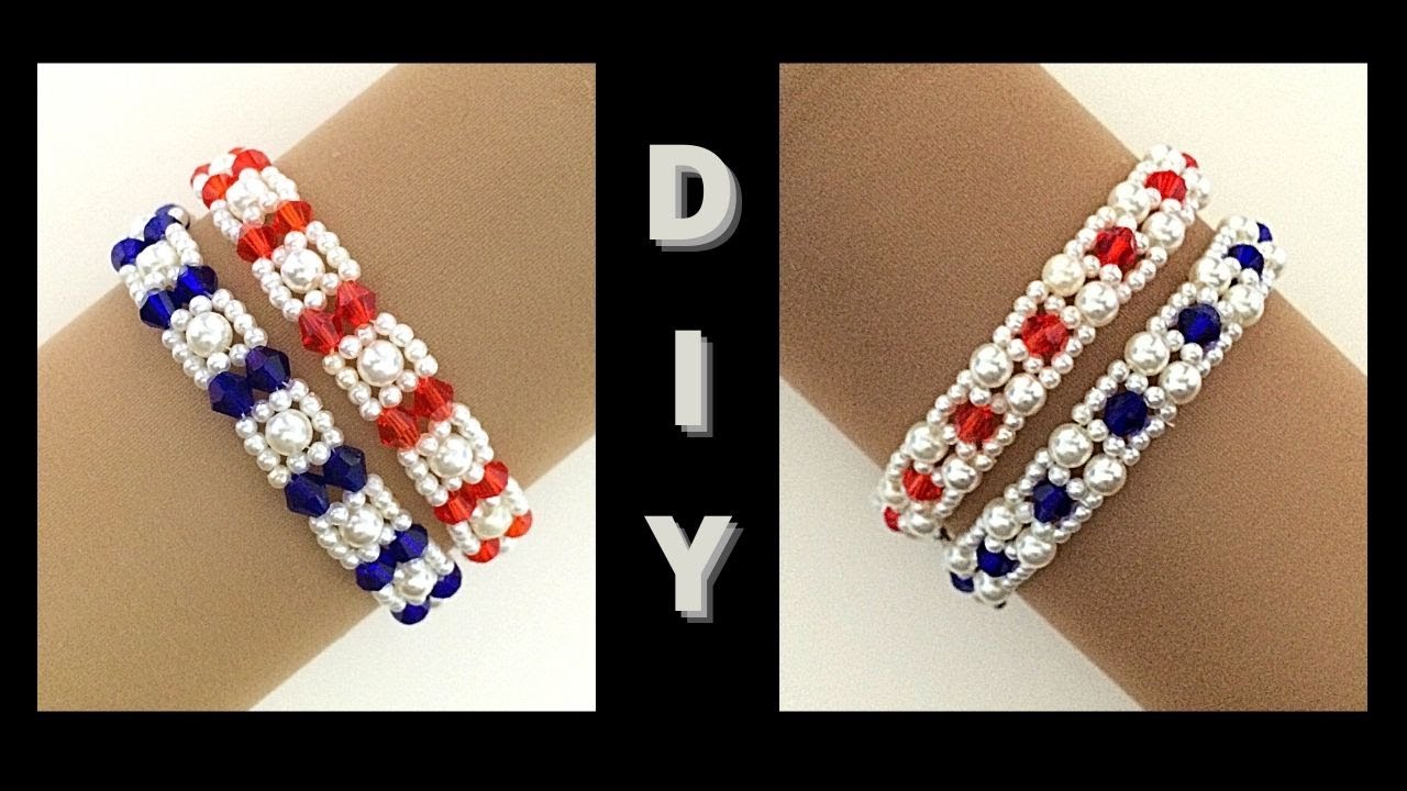 How to make beaded bracelets. Beaded bracelets making tutorial. DIY beaded jewelry