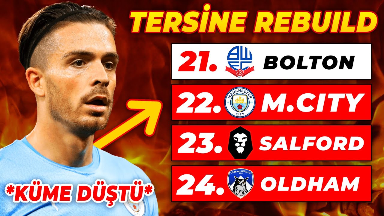 EN İYİ TAKIMI EN KÖTÜ LİGE DÜŞÜRMEYE ÇALIŞTIM! // TERSİNE REBUILD CHALLENGE // FIFA 22 KARİYER MODU