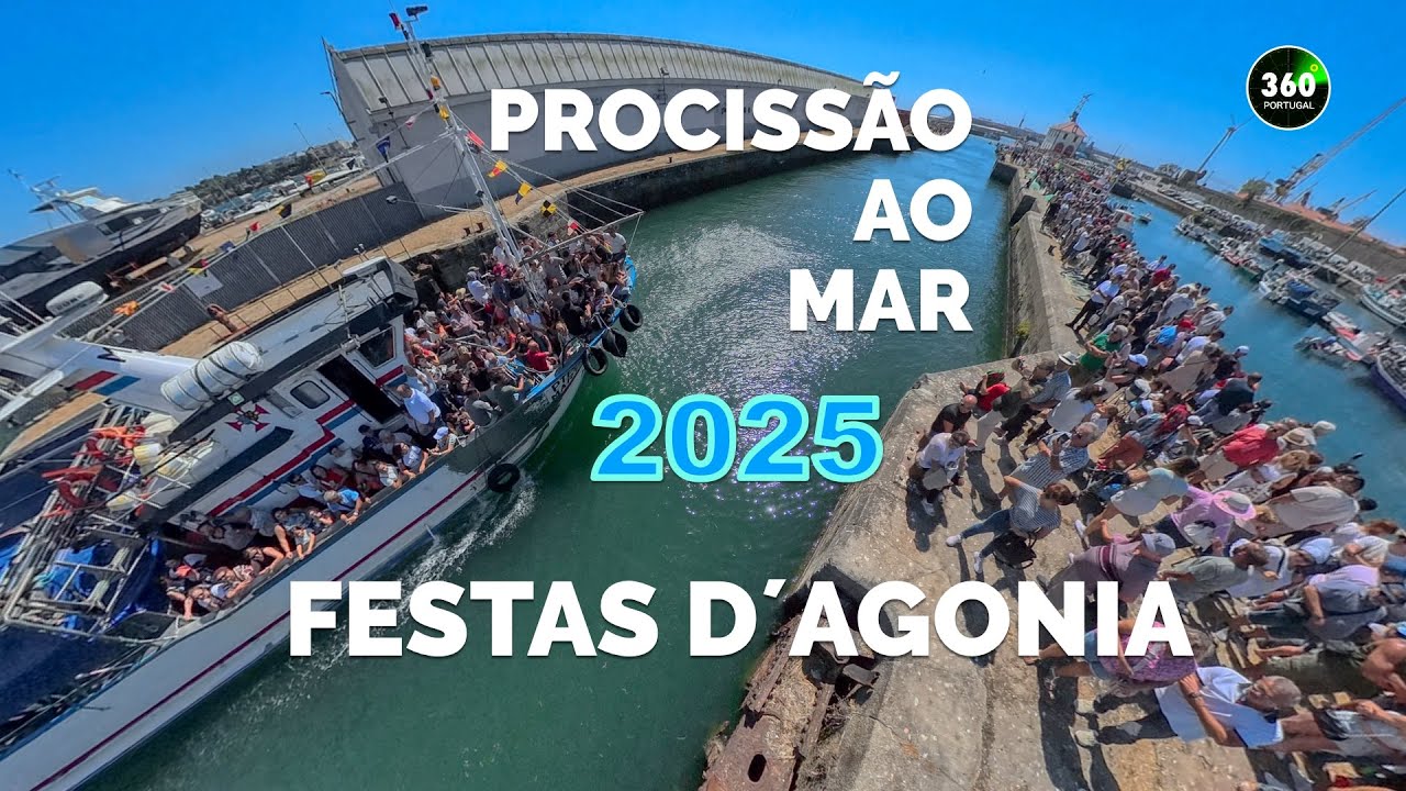 FESTAS D´AGONIA 2025 | PROCISSÃO AO MAR E TAPETES DE SAL | PORTUGAL