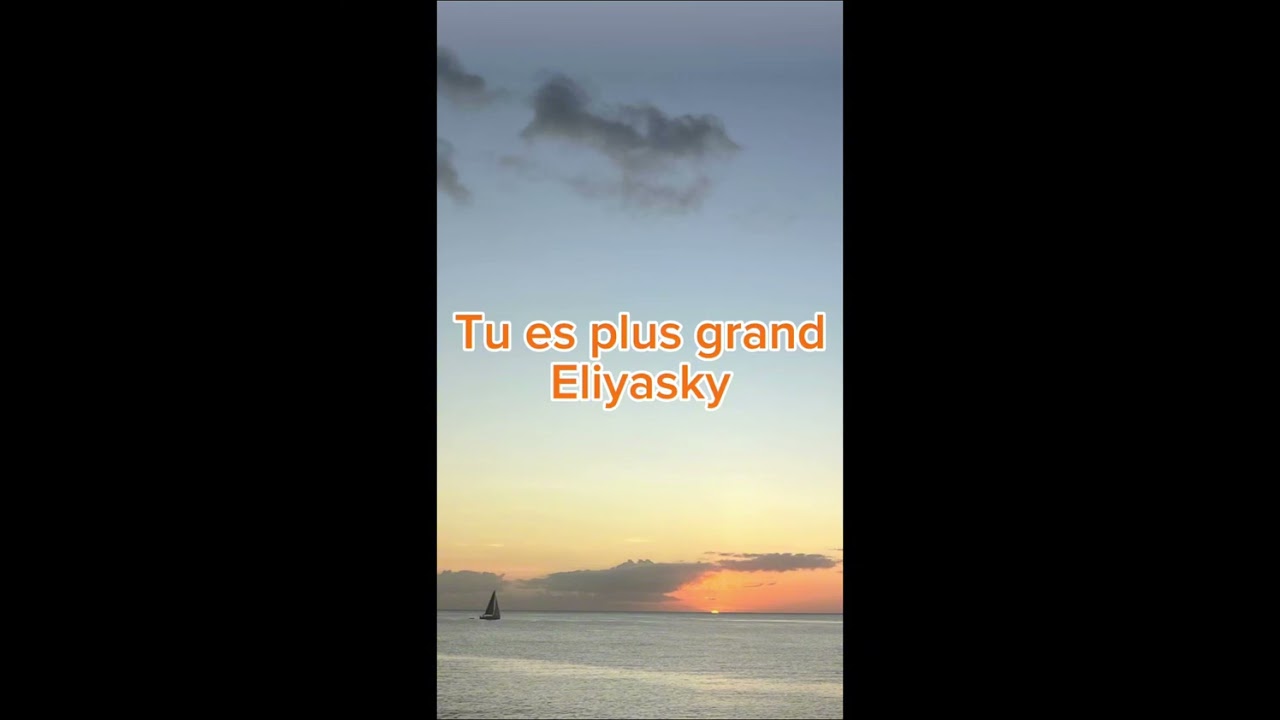 Eliyasky - Tu es plus grand ( que ce qu’ils pensent )#%Dieu 