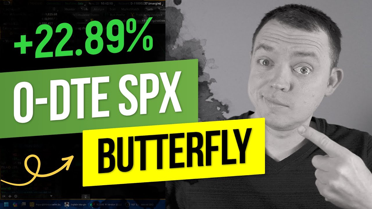 SPX 0-DTE Butterfly Weekly Options Trade (22% Profit Potential)