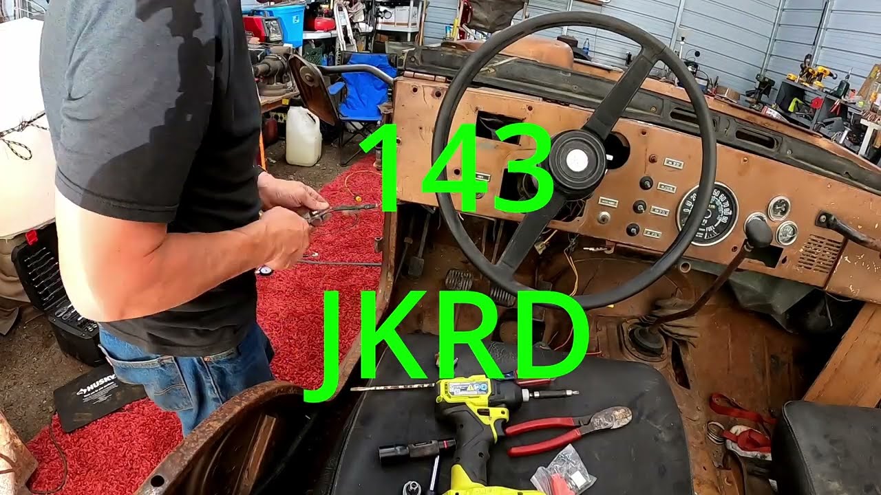 Повторная проводка CJ-5 с использованием жгута Amazon.
