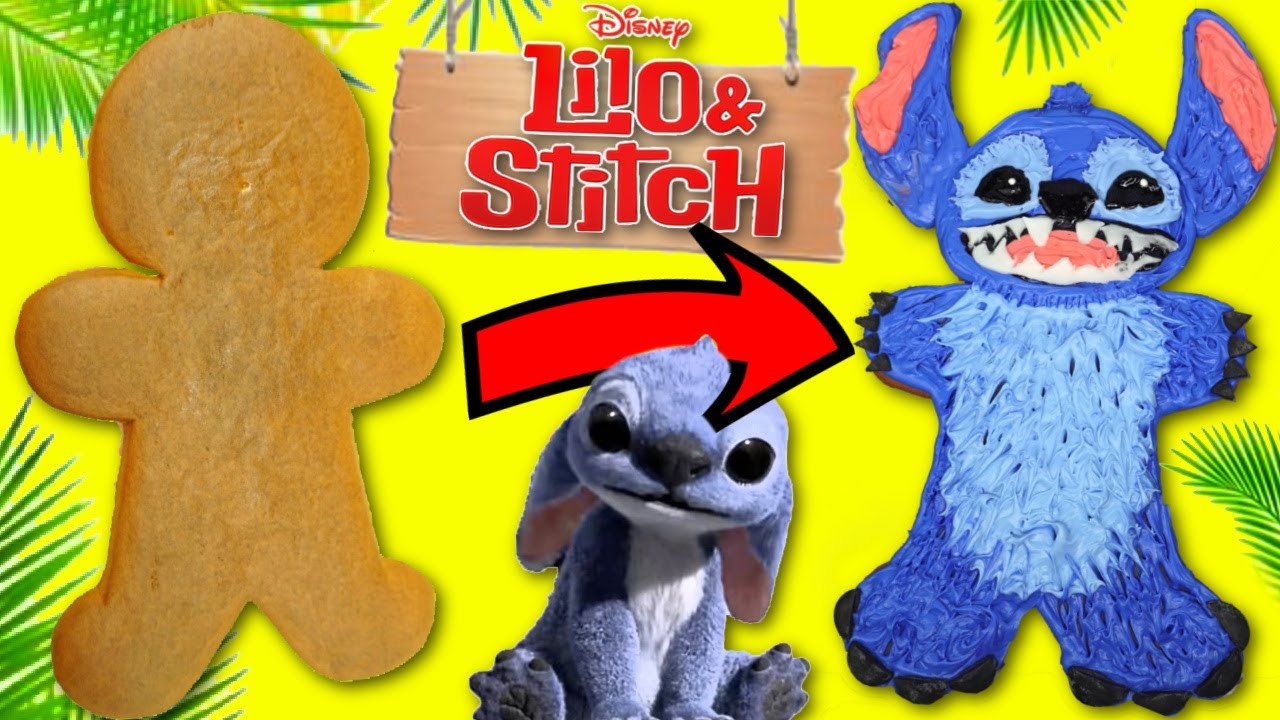 Lilo & Stitch Movie Disney Gingerbread Man Cookie Decoration DIY