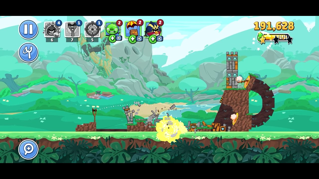 Angry birds level 50-57. Getting harder