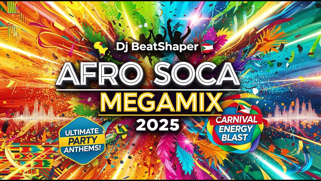 DJ BeatShaper - AFRO SOCA MegaMix 2025 | High Energy Afrobeats & Soca Party Anthems | Carnival Vibes