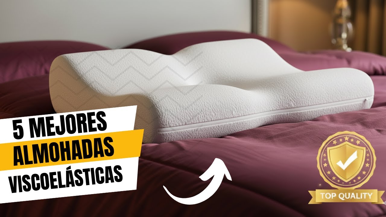 TOP 5 ALMOHADAS Viscoelásticas de Amazon | Adiós al Dolor de Cuello ✅