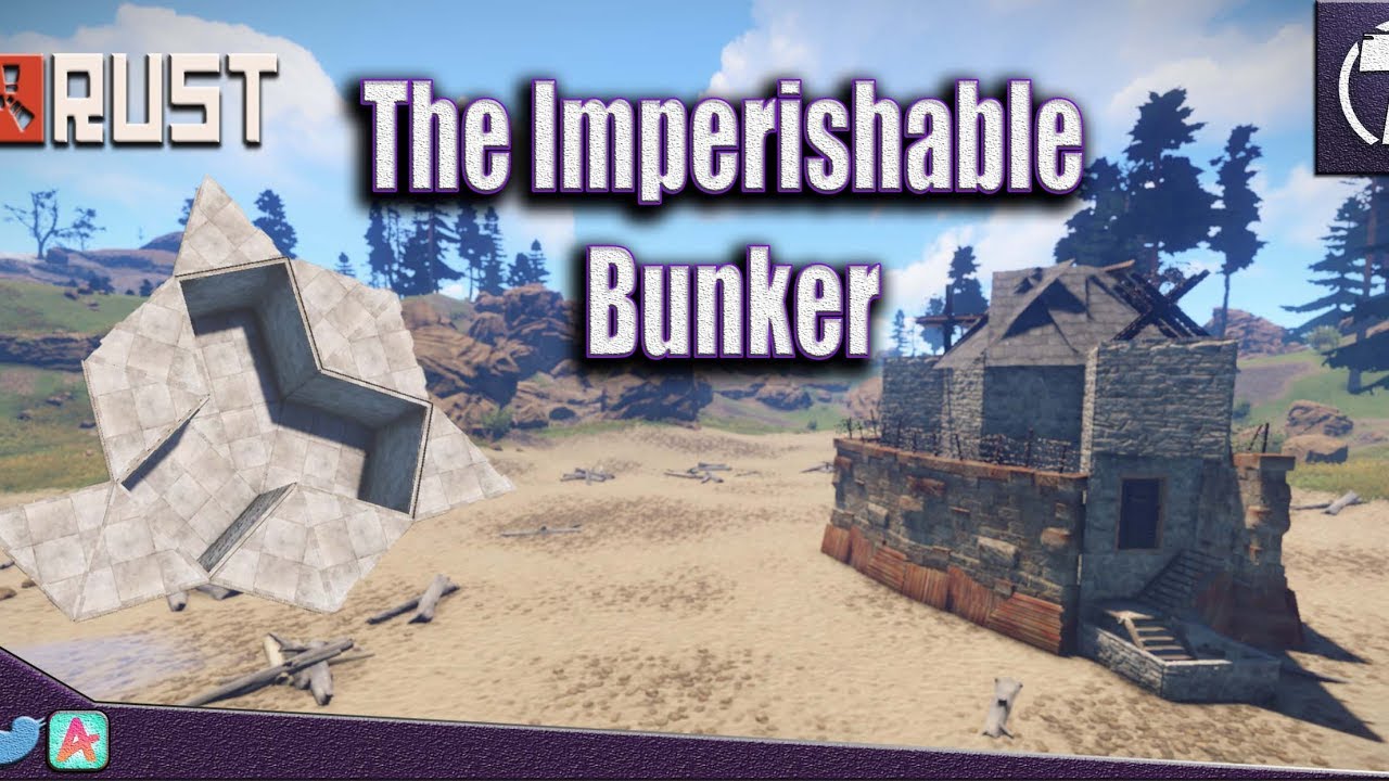 RUST Base Design - Group Bunker  base design - internal wall stacked