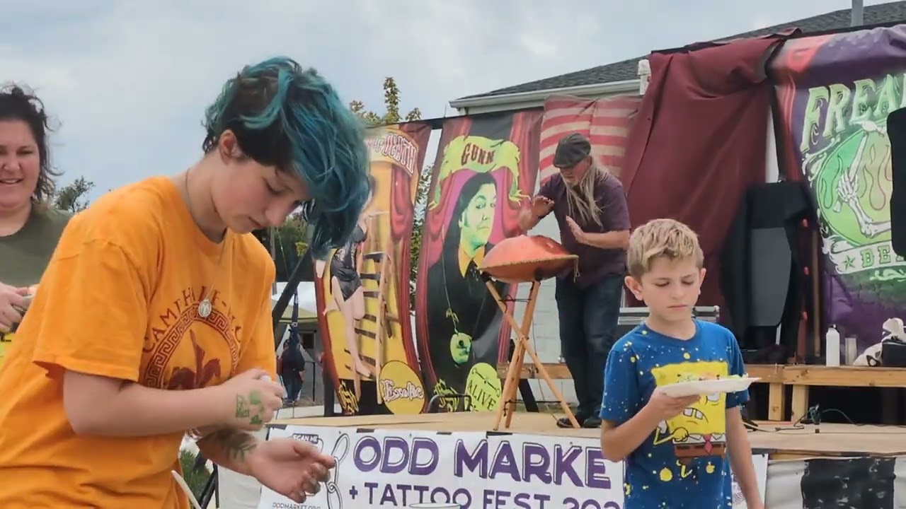 Handpan Performance at the Odd Market & Tattoo Festival: Part 4