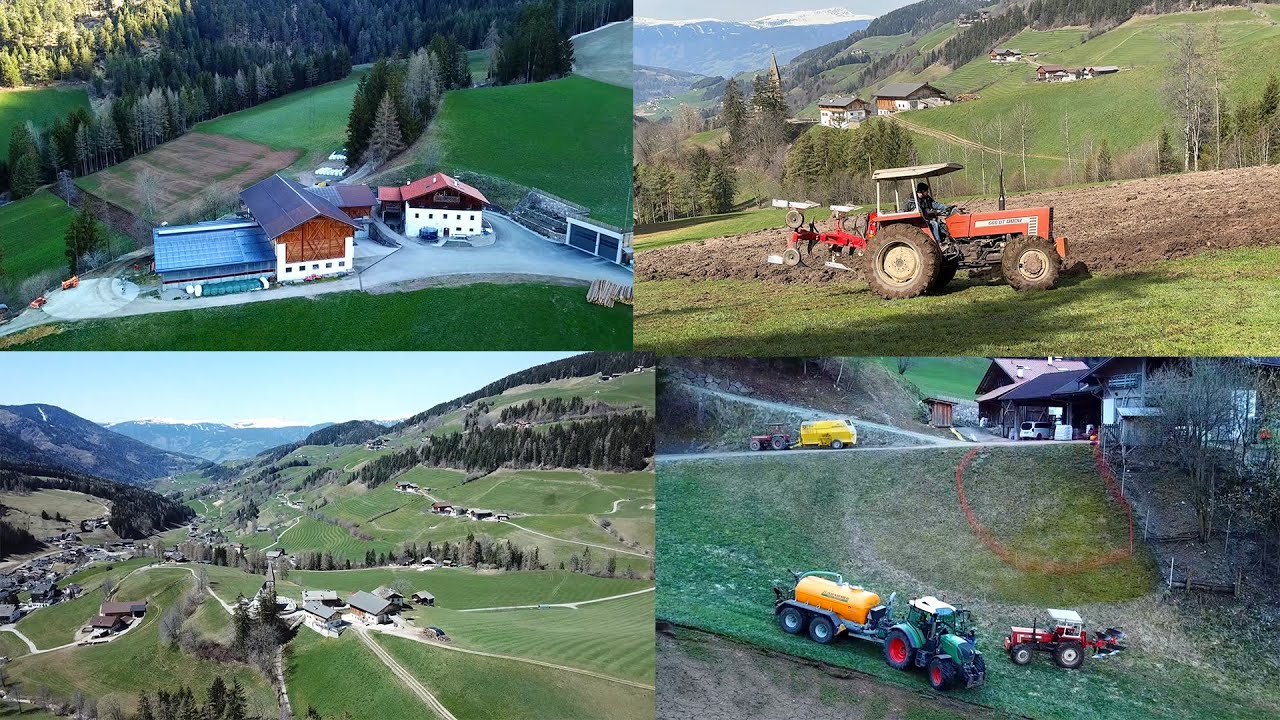 Der Beginn unseres Maisprojekts – Teil 1: Pflügen & Düngen im Berggebiet mit Fendt, Fiat & Zunhammer