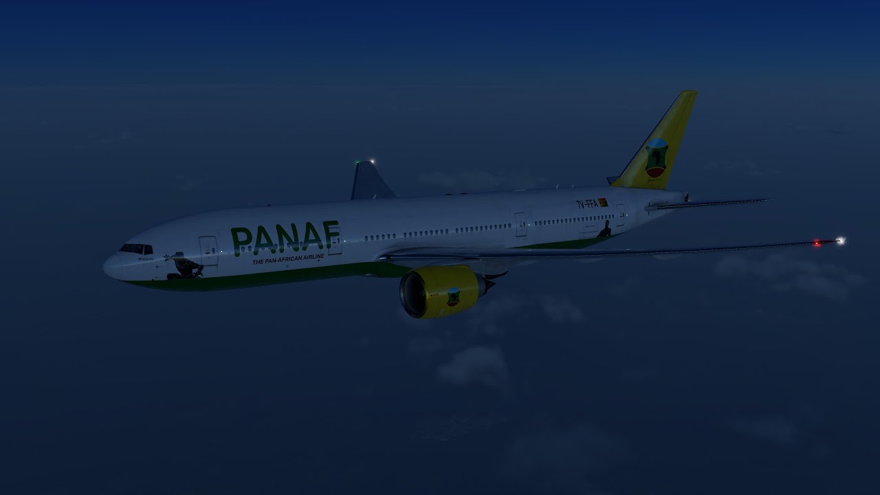 ✈️PanAf Sunrise Arrival into BOS- FF 777-200ER