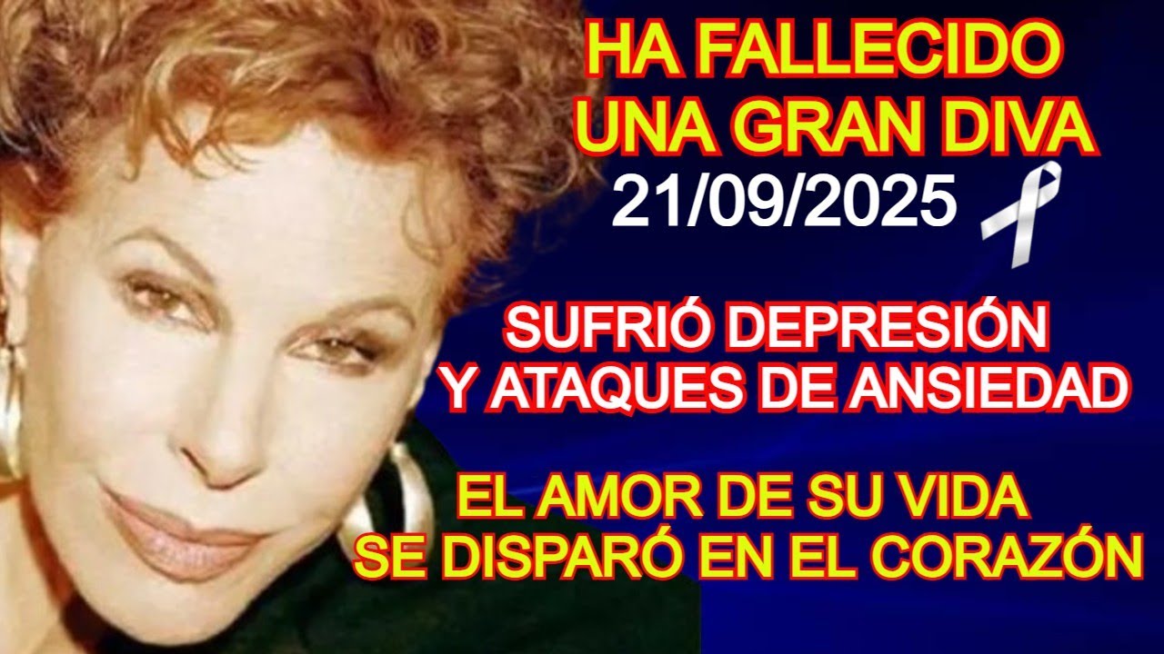 FALLECIÓ UNA DIVA CONMOCIONANDO AL MUNDO, SUFRIÓ DEPRESIONES SILENCIOSAS Y ATAQUES DE ANSIEDAD