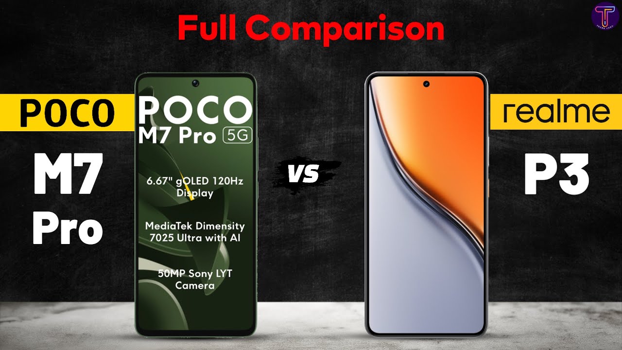 POCO M7 Pro vs realme P3 : Full Comparison⚡Which One Is Better?