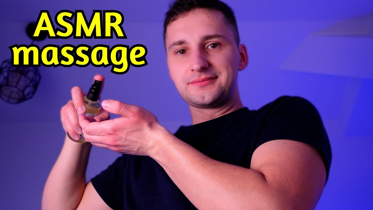 ASMR Sweet Boyfriend Gives You a Wholesome Massage (shoulders, chest, arms, head, face)