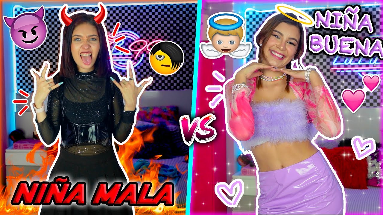 NIÑA BUENA😇 vs. NIÑA MALA😈 ft. AMARA QUE LINDA - Lulu99