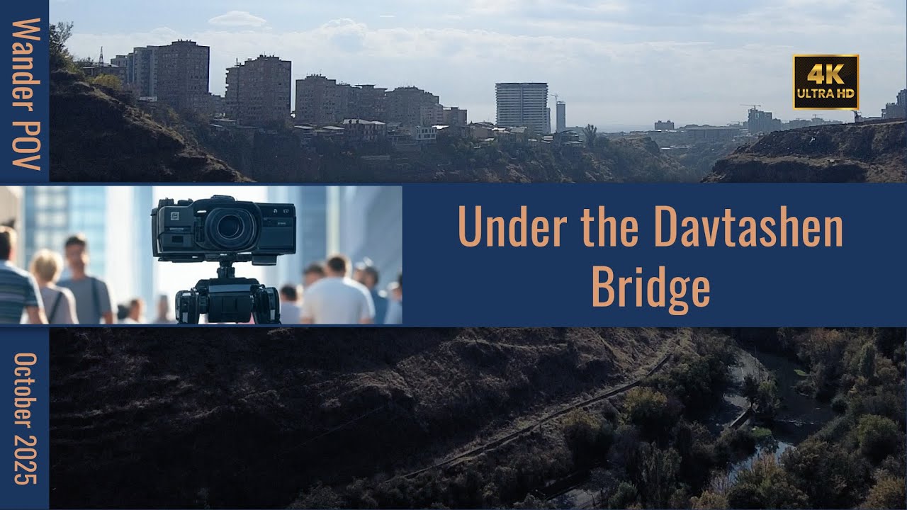 [4K] Under the Davtashen Bridge Immersive Experience | Yerevan, Armenia Walking Tour