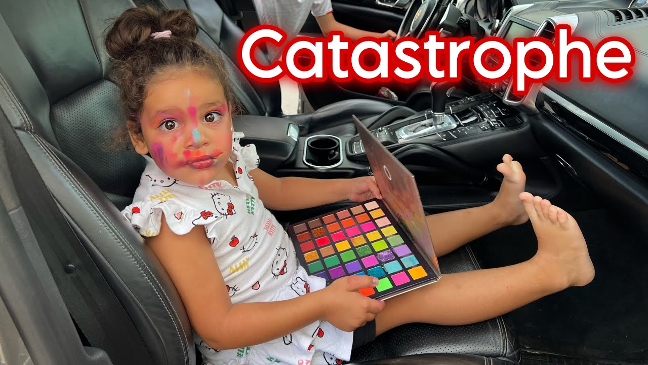 VLOG , Elle s’est caché dans la voiture pour se maquiller￼🤣