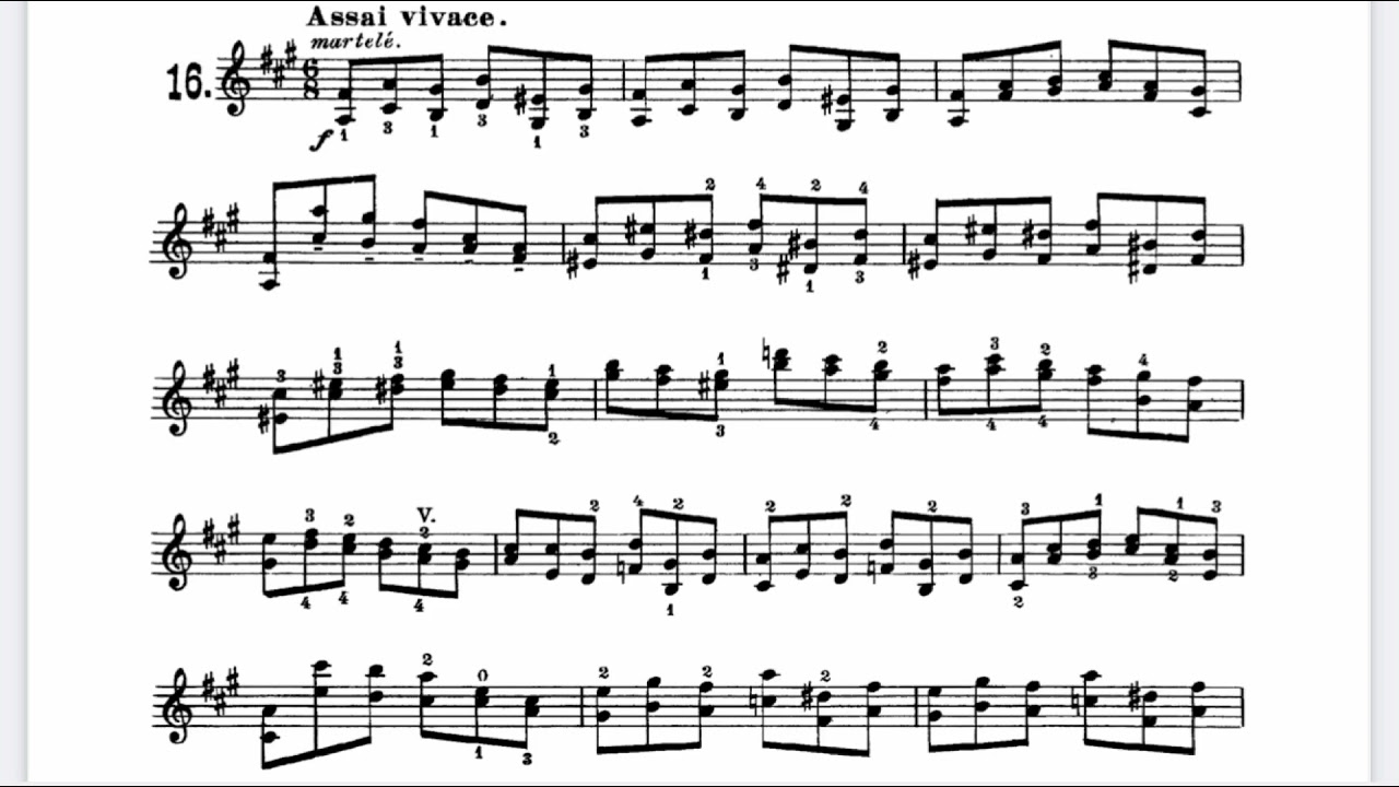 Jakob Dont , Caprice No.16 op.35 Ж.Донт , 16 каприс , ноты. Опус.35