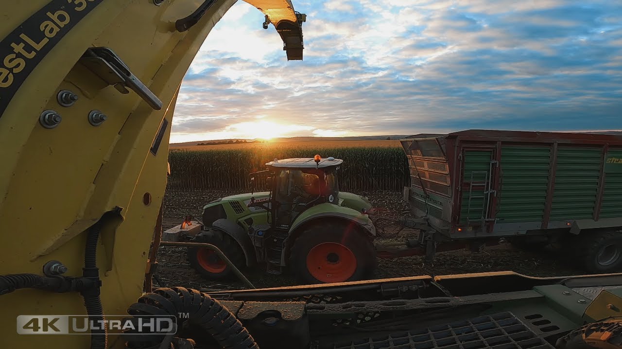 Trailer! Weiß Agrardienstleistungen Mais Silieren 25.09.2021 BGA Erdeborn