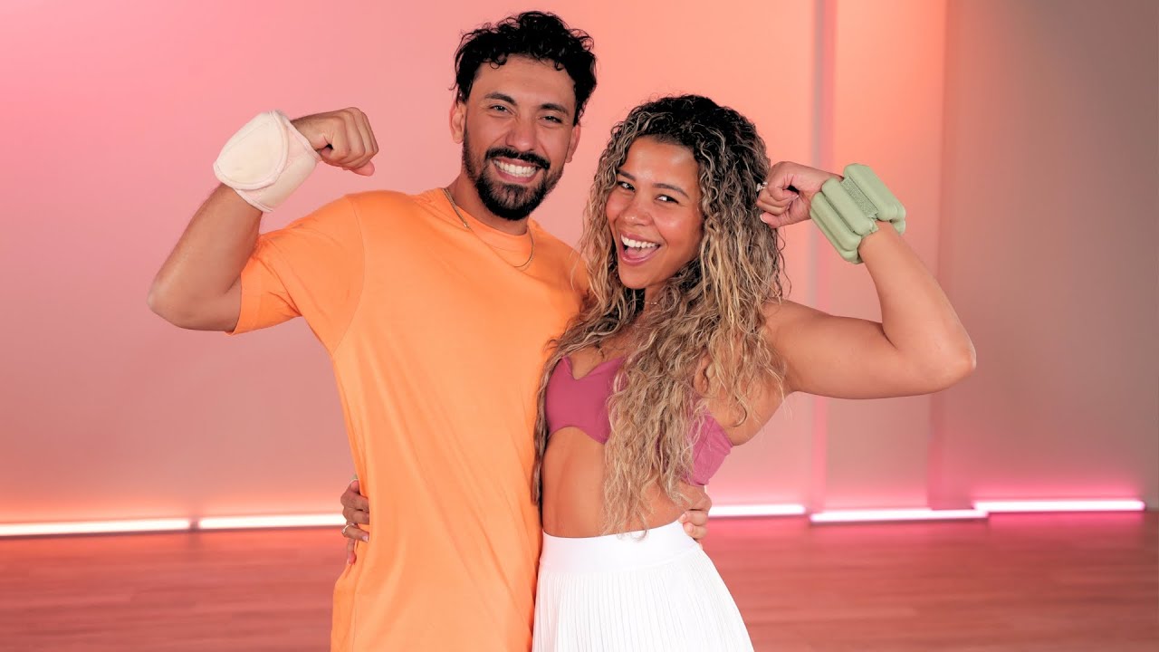 3000 Steps + Toned Arms Workout | growwithjo