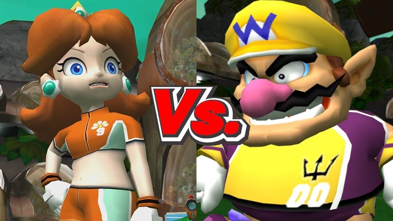 Super Mario Strikers - Daisy/Koopa Troopa Vs. Wario Koopa Troopa
