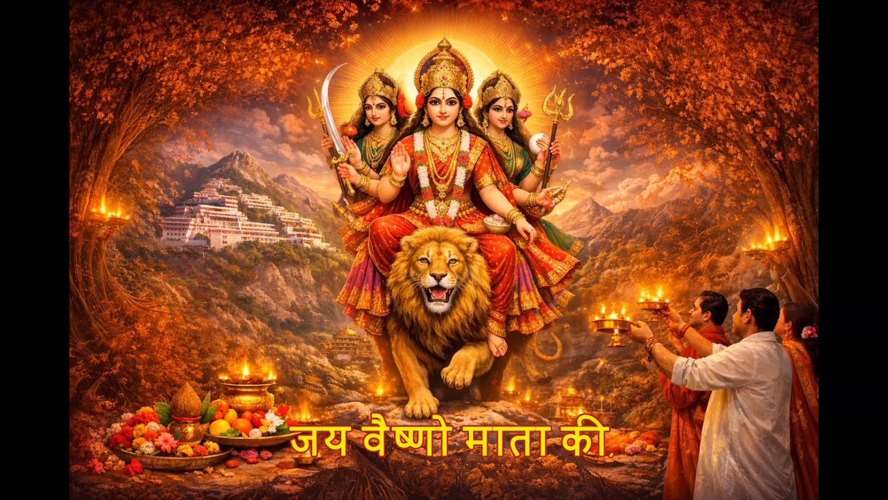 Maa Vaishno Devi Aarti 🌺 | Jai Mata Di | Trikuta Parvat