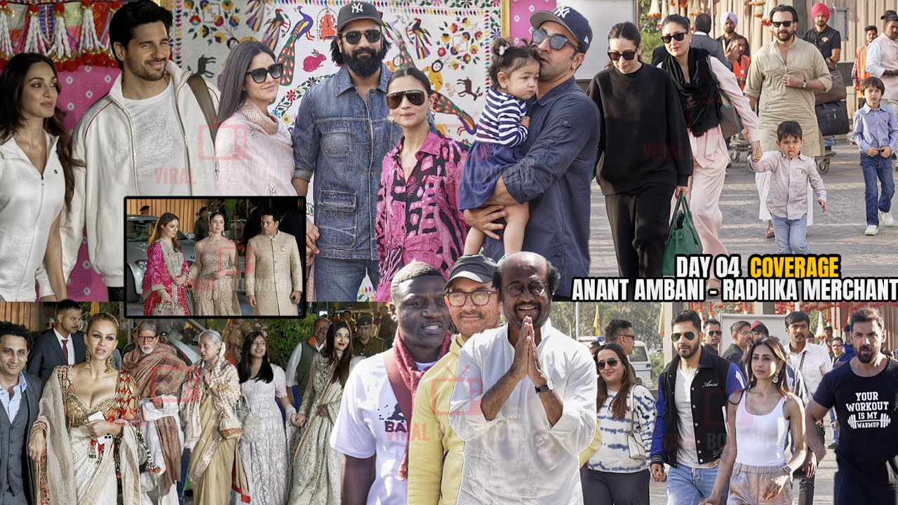 UNCUT - Anant Ambani - Radhika Merchant Pre Wedding | DAY 04 COVERAGE | Celebrities Leaving