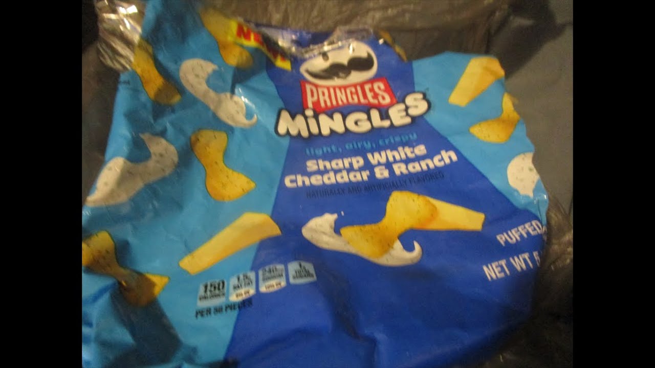 Pringles Mingles Sharp White Cheddar & Ranch Puffed Snacks #brandnew #pringles #pringlesmingles