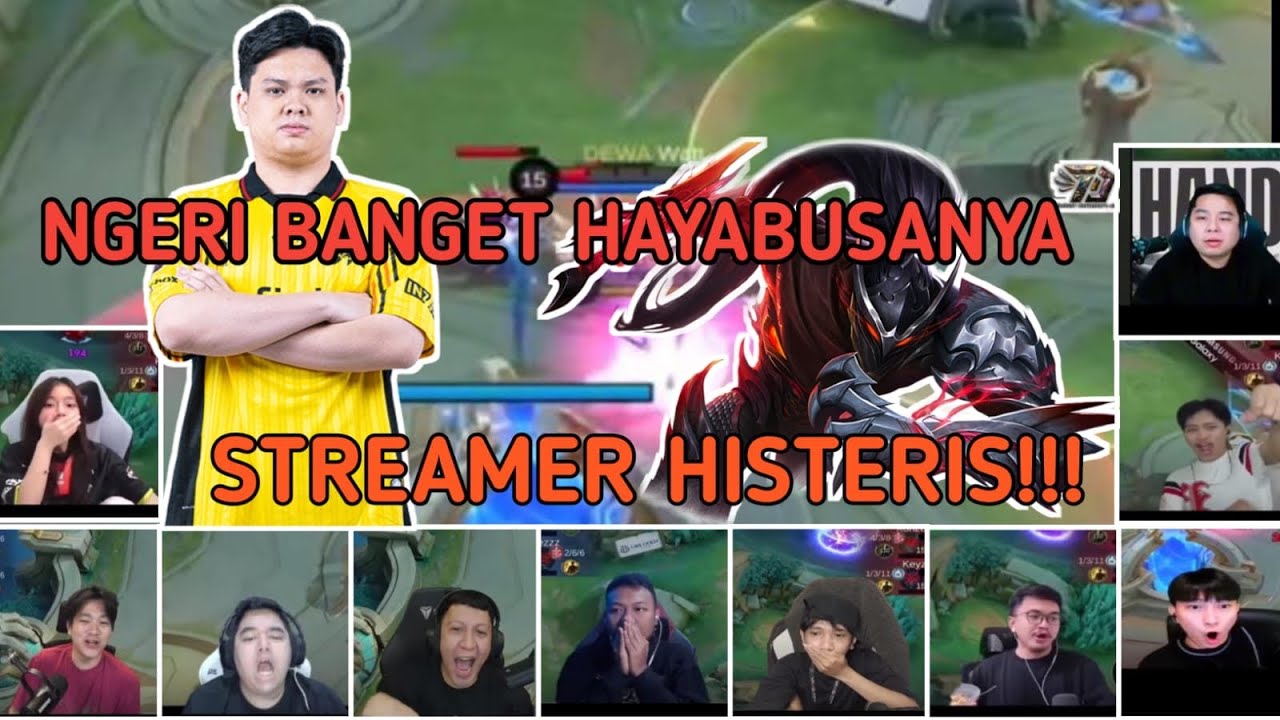 REAKSI STREAMER LIHAT HAYABUSA ALBERT DEFEND SENDIRIAN!!