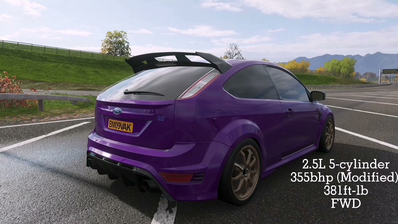 Ford Focus MK2 | 355hp | Acceleration test & flybys | Forza Horizon 4