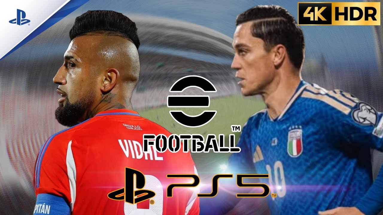 Chile vs. Italia | eFootball 2026, Gameplay PS5 4K HDR 60 FPS